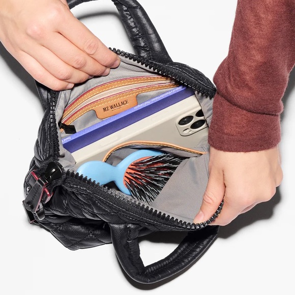 MZ Wallace Black Micro Sutton Crossbody - Picture 8 of 9